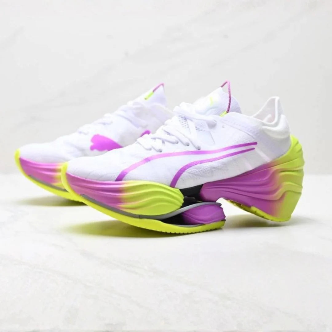 Zapatillas Fast-RB Nitro Elite - Blanco/Morado/Verde Neón