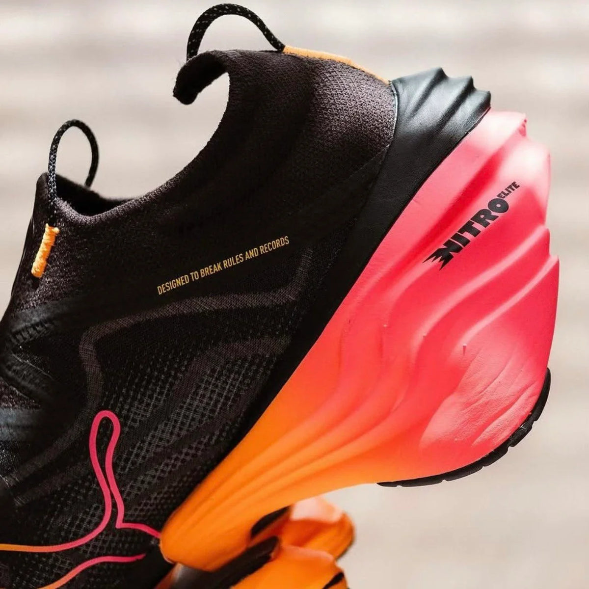 Zapatillas Fast-RB Nitro Elite - Negro/Naranja/Rosa