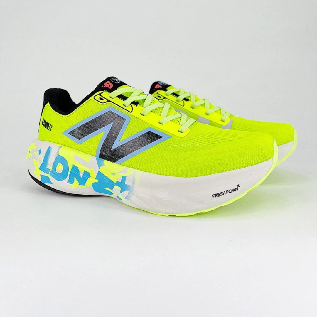 Zapatillas Fresh Foam X 1080 V14 Londres - Verde fluorescente