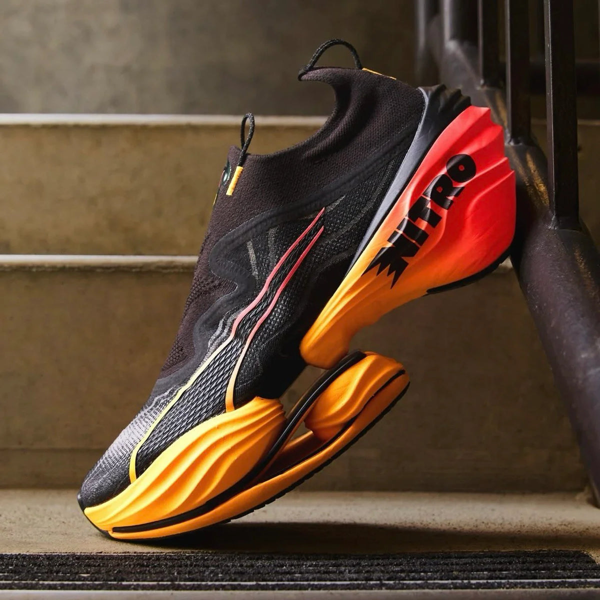 Zapatillas Fast-RB Nitro Elite - Negro/Naranja/Rosa