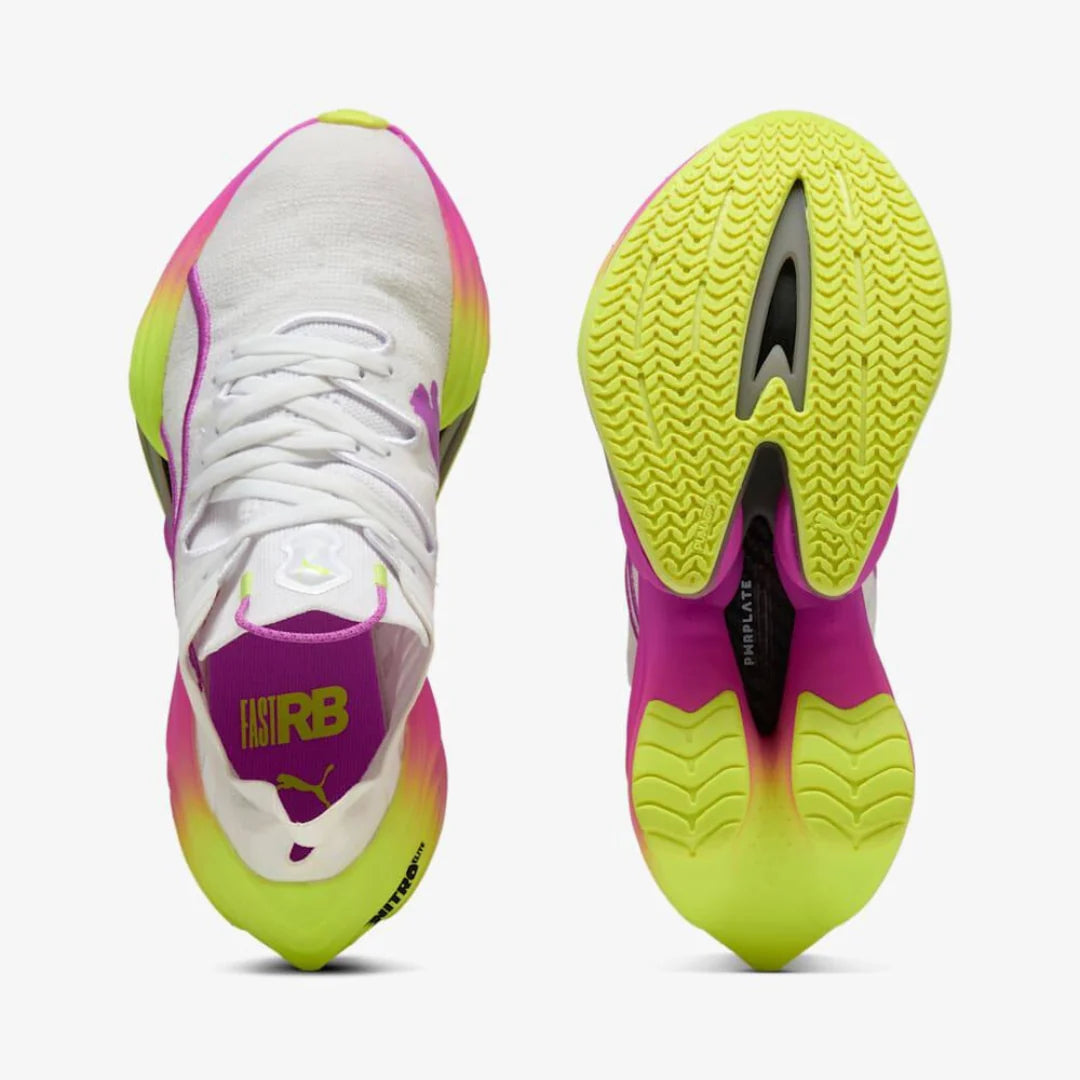Zapatillas Fast-RB Nitro Elite - Blanco/Morado/Verde Neón